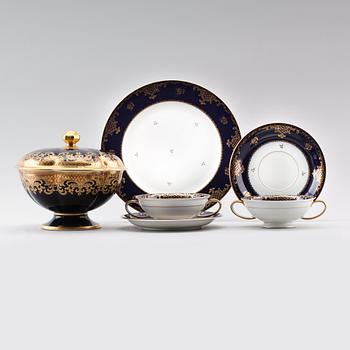 SERVISPORSLIN, 25 delar, Rosenthal.