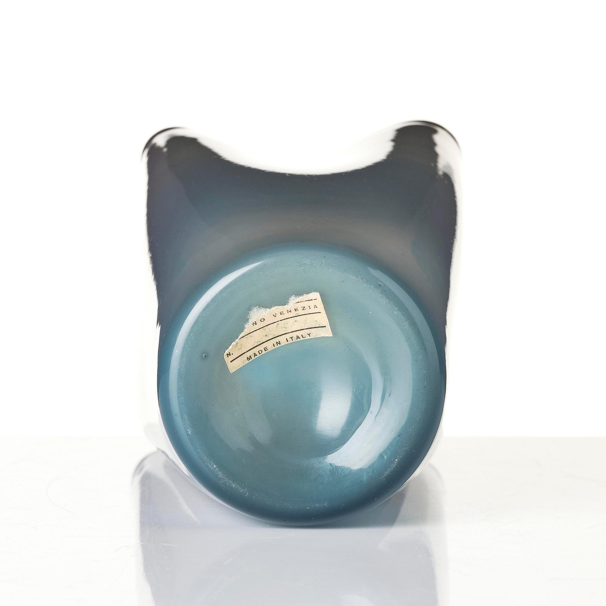 Paolo Venini, vas, "Opalino", modell 6225, glas, Venini, Murano, Italien, 1950-tal.