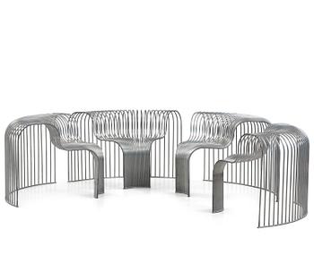 108. Swedish Girls, modular armchairs, 2+2 pieces, "SS-C-90" from the "Seats System" series, ca 2018.