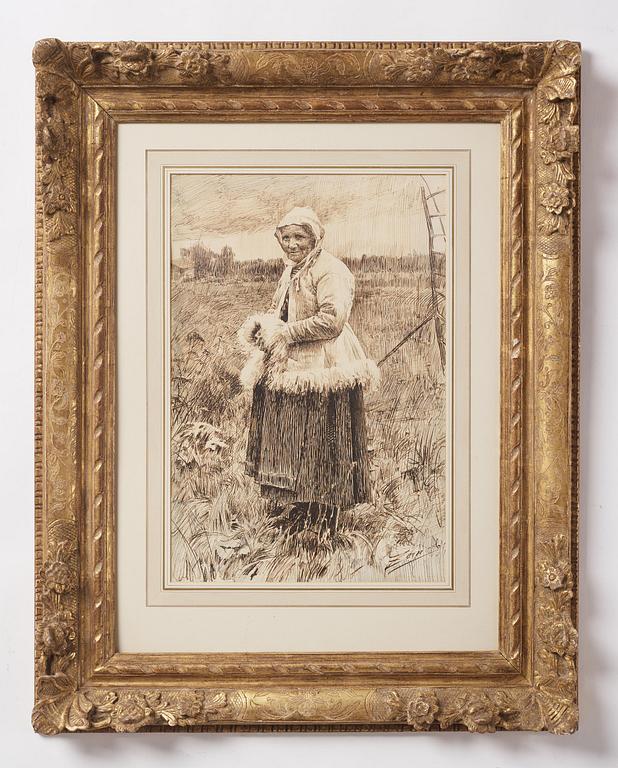 Anders Zorn, Grandmother.