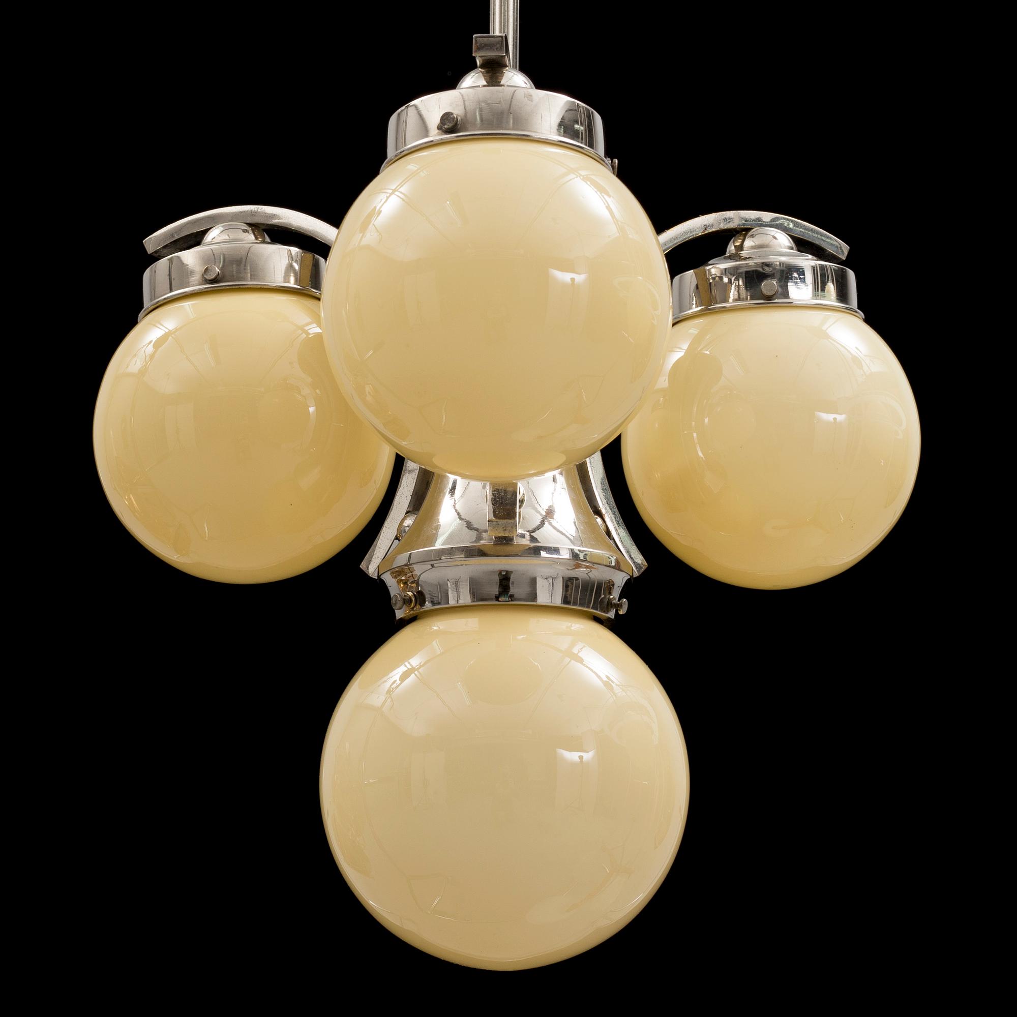 An Art Deco ceiling light, 1930's.