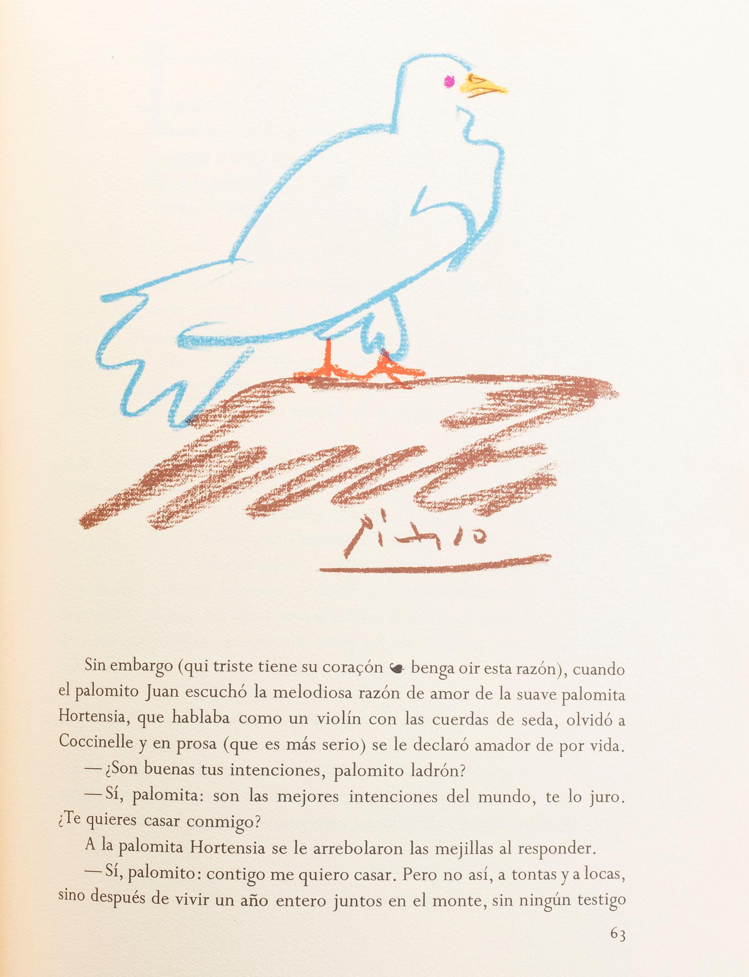 BOK, "Gavilla de fabulas sin amor" Camilo Jose Cela, Illustrerad av Picasso.