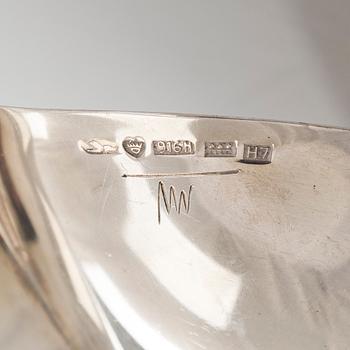 Tapio Wirkkala, Three 'TW 4' silver bowls, Kultakeskus, Hämeenlinna 1959, 1958, and 1961.