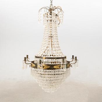 Chandelier Empire style early 20th century.