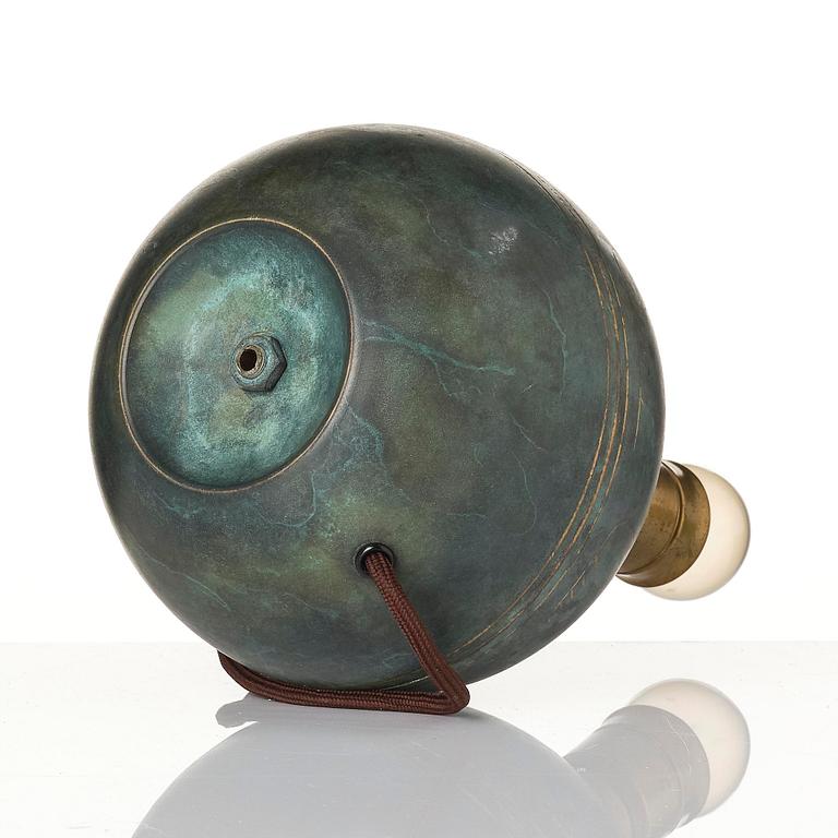 Erik Tidstrand, a table lamp model "28521", Nordiska Kompaniet, 1930s.
