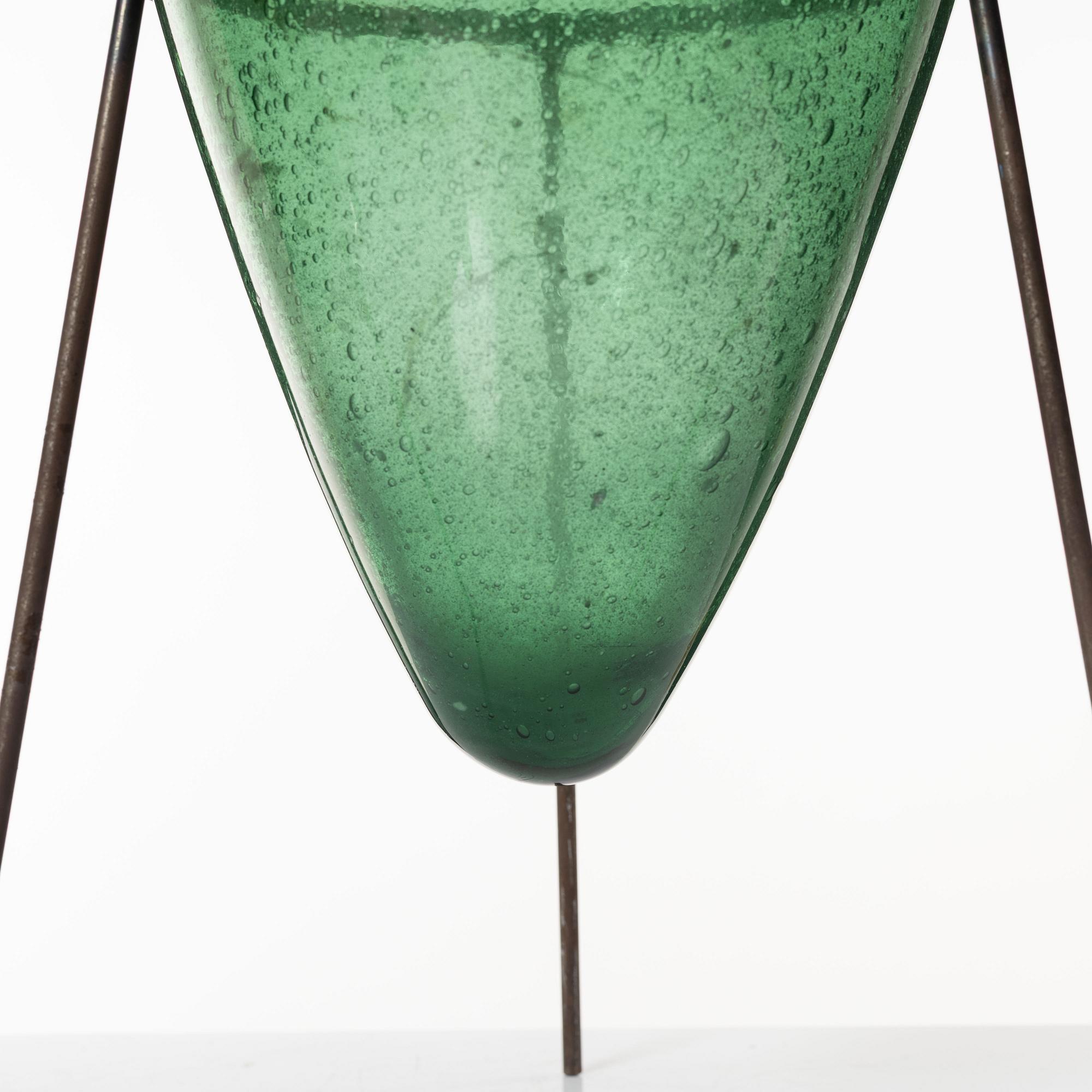 Markku Salo, skulptur, glas, "Amphora", Nuutajärvi Notsjö, 1989.