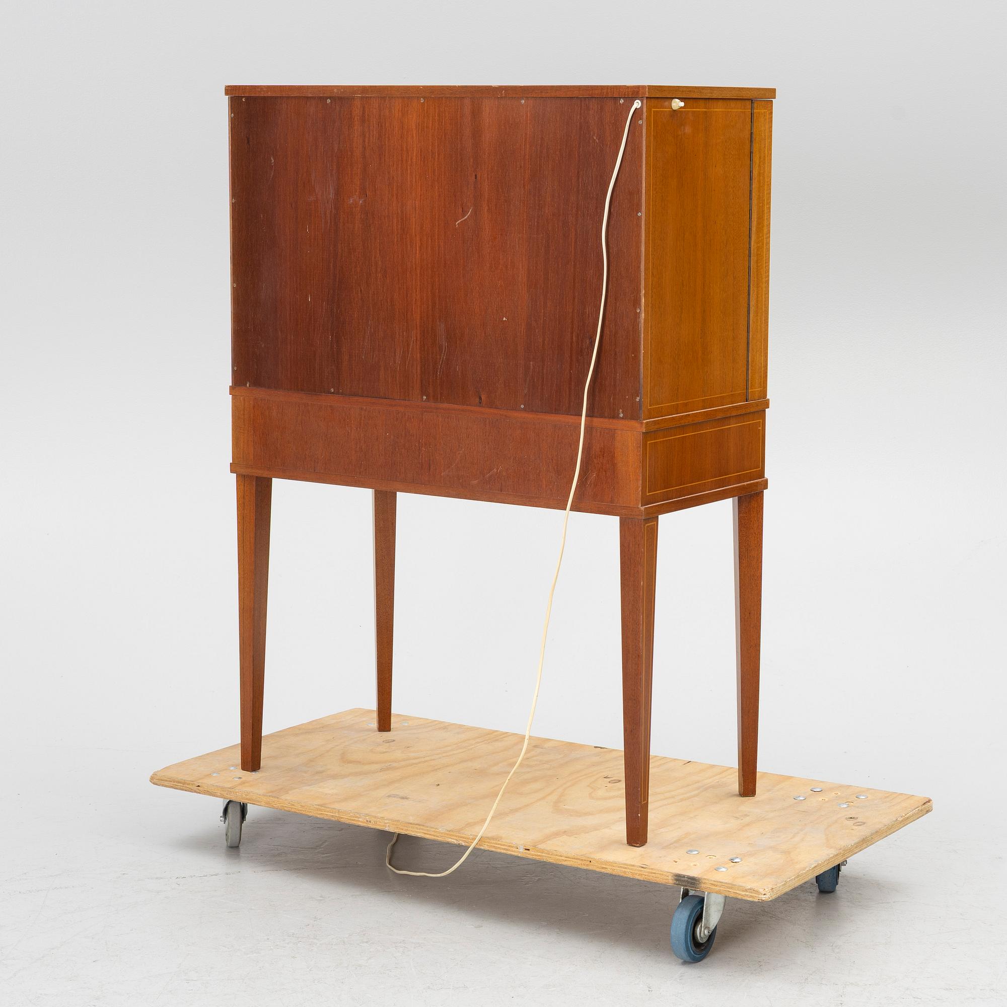 Bar cabinet, mid-20th century.