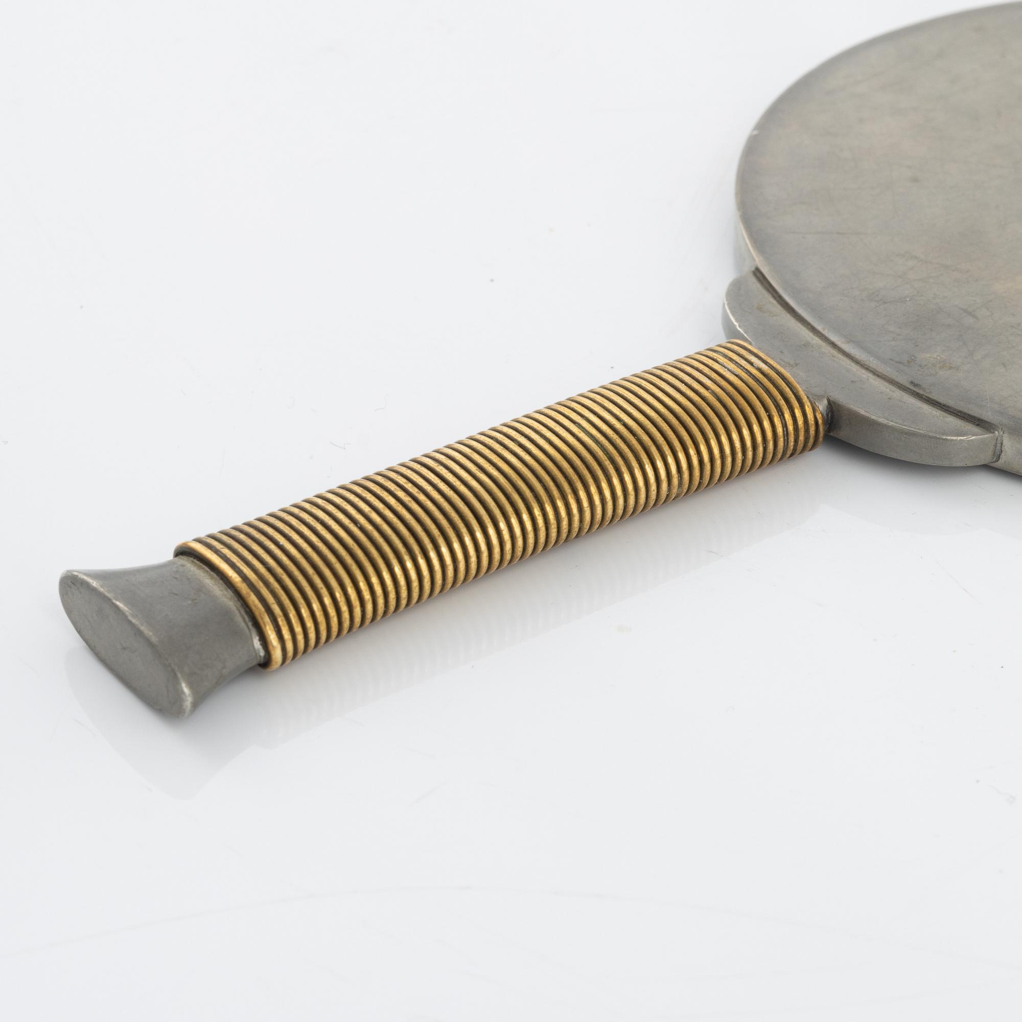 Spegel, tenn och mässing, Firma Svenskt Tenn, 1930-tal.