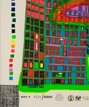Friedensreich Hundertwasser, "Good Morning City - Bleeding Town".