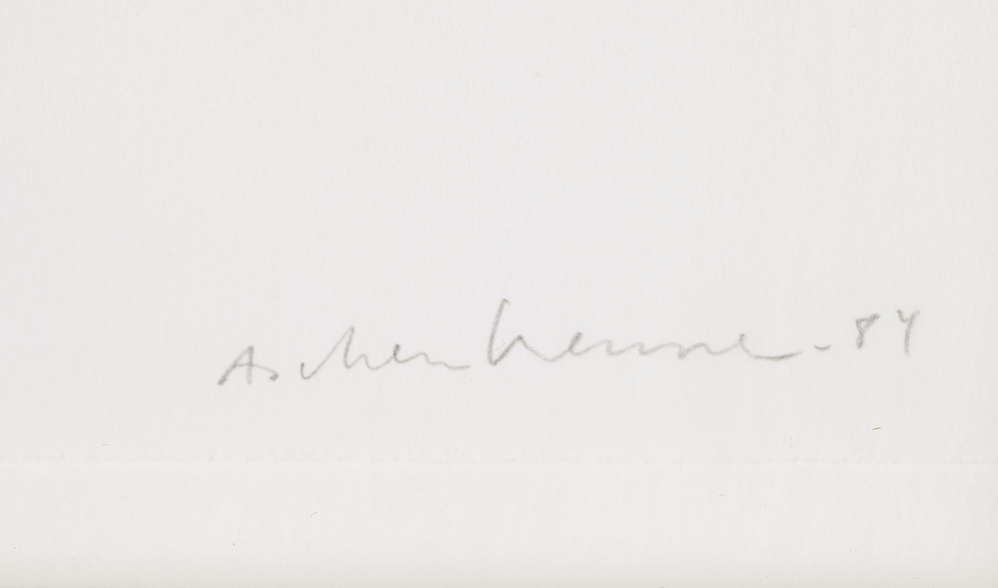 LENNART ASCHENBRENNER, blandteknik, signerad och daterad -84, numrerad 73/200.