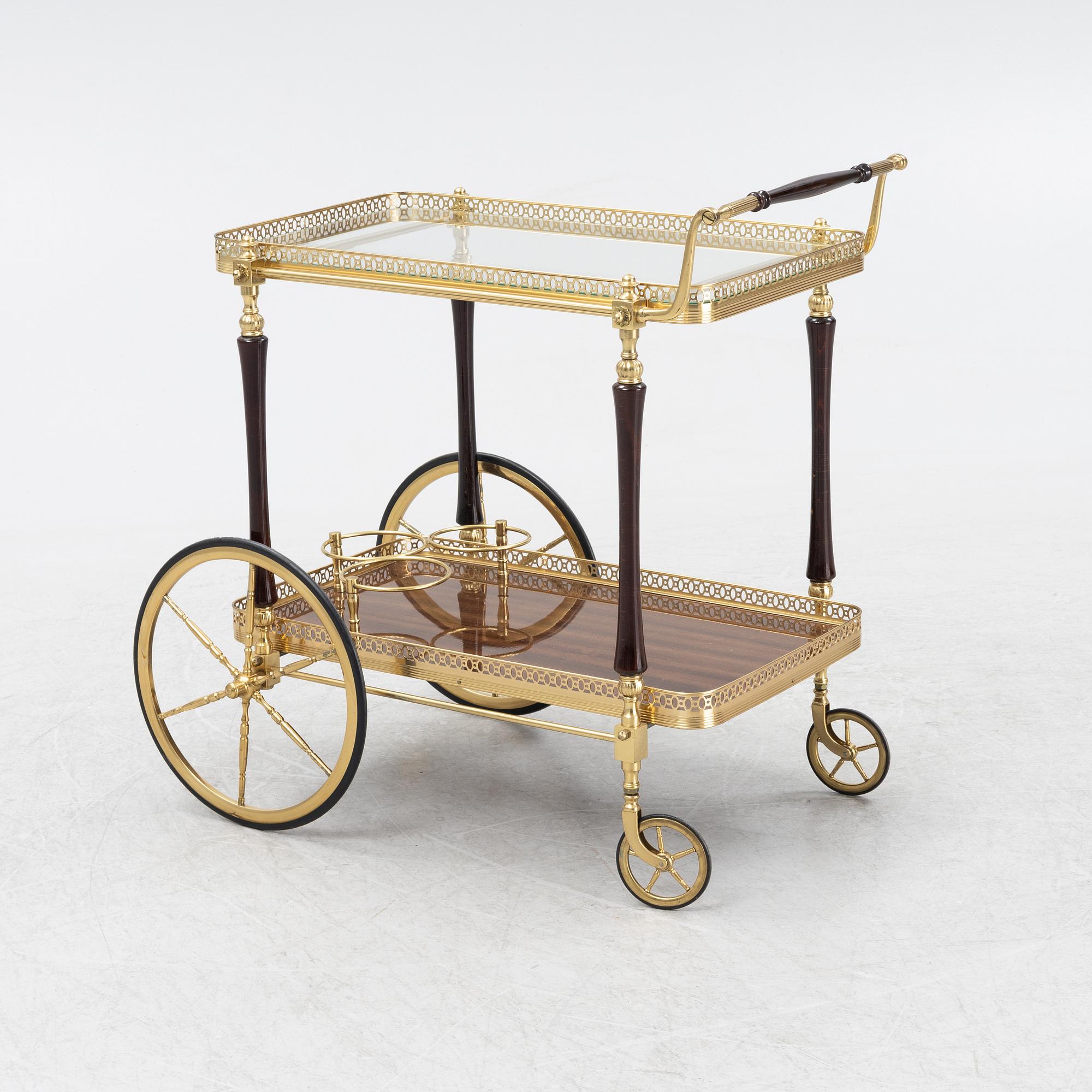 A serving trolley, 'Frati', Italy, 1970's.