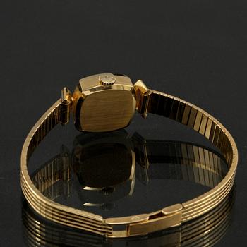 DAMARMBANDSUR, 18k guld, Tissot. Vikt 27 g.
