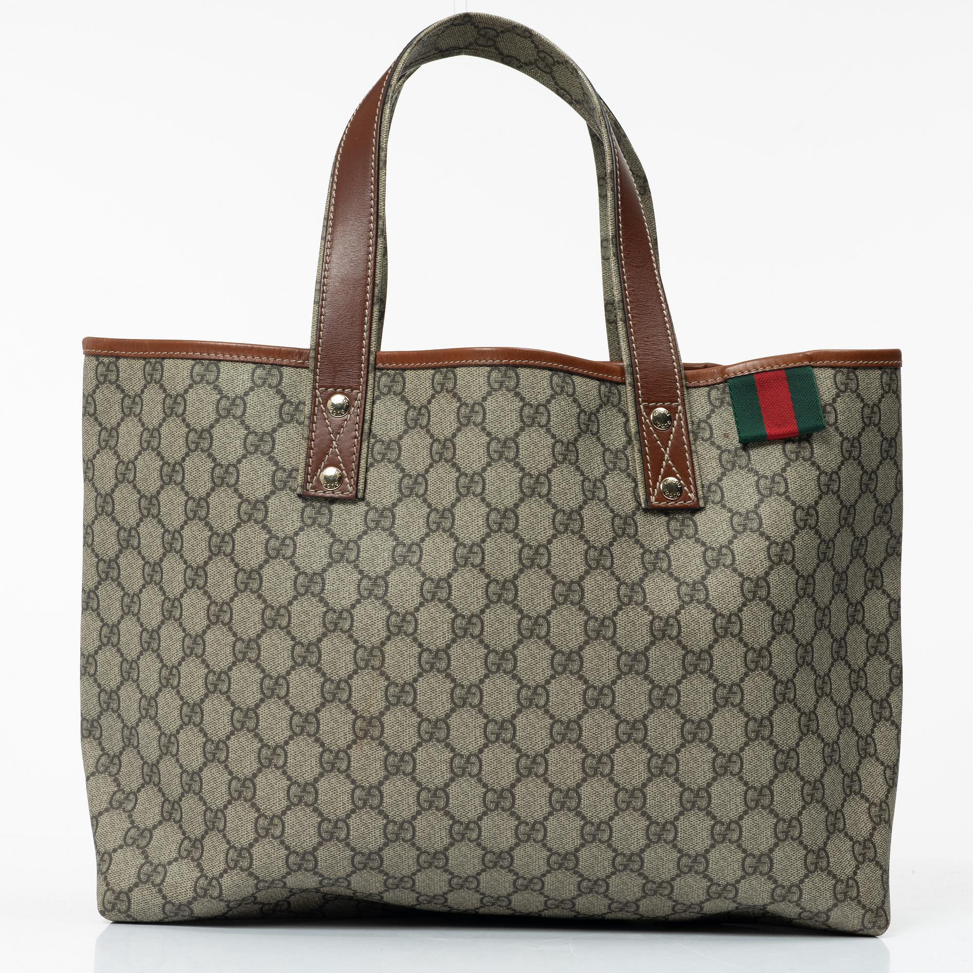Gucci, A monogram canvas Tote Bag.