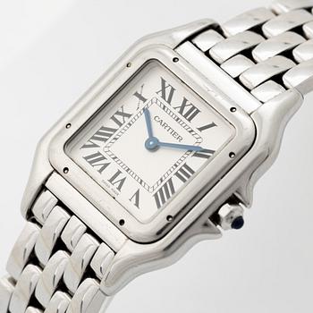 Cartier, Panthére, armbandsur, 27 x 27 (37) mm.