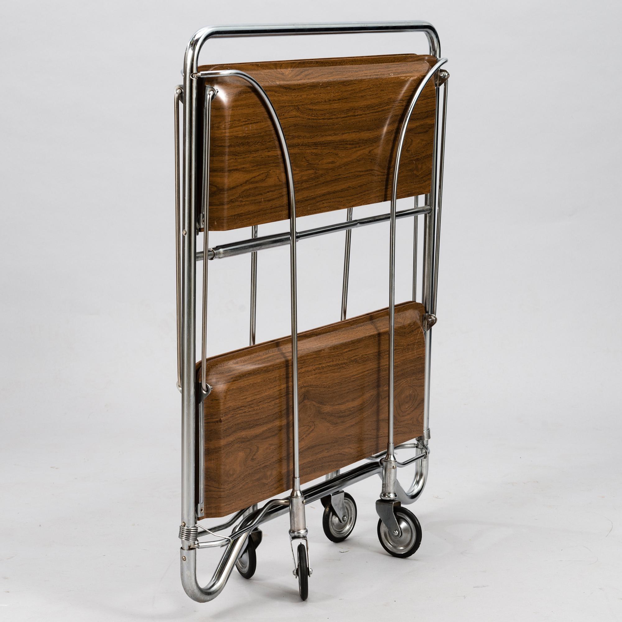 A mid 20th century tea trolley.