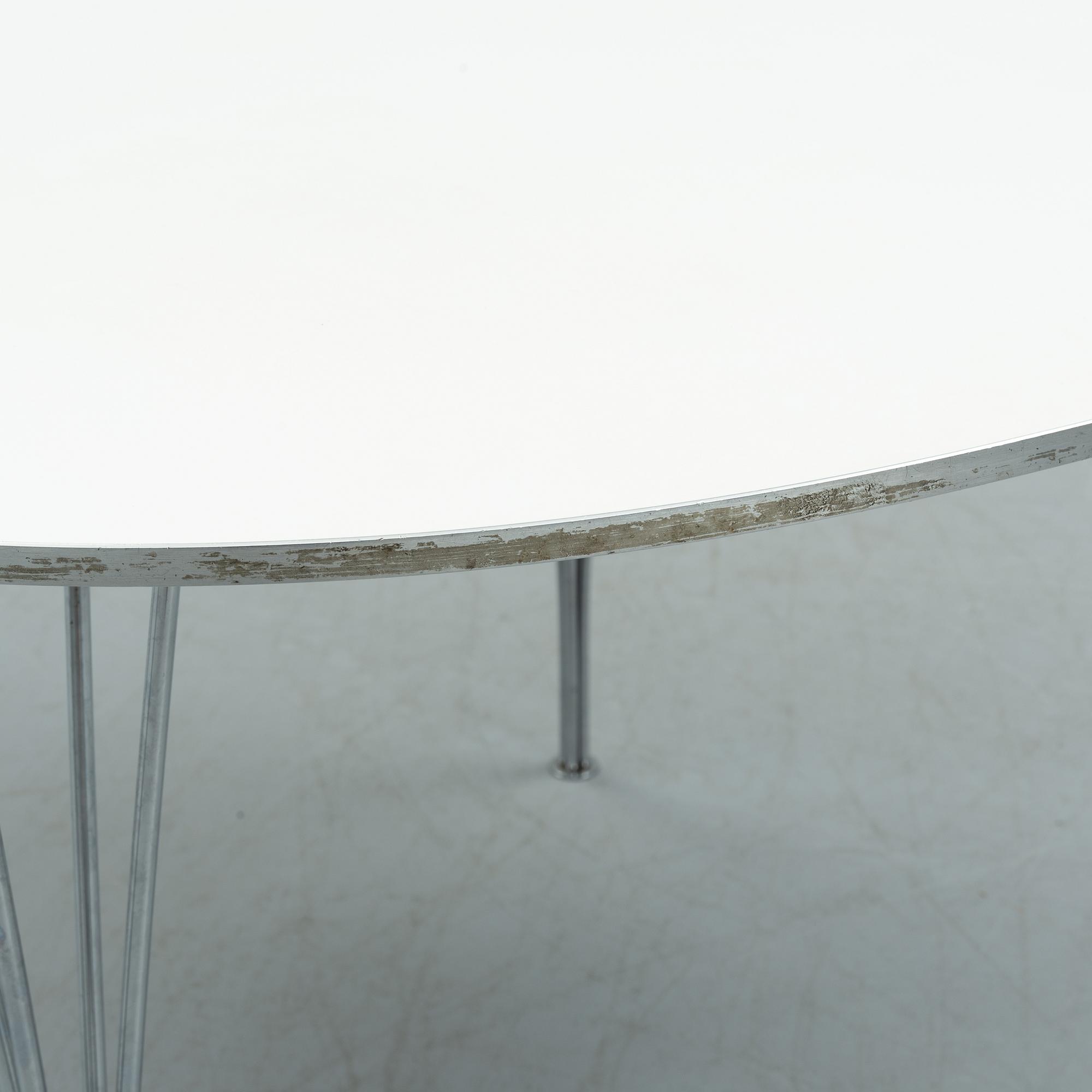 BRUNO MATHSSON & PIET HEIN, a 'Supercirkel' table for Fritz Hansen, 1995.