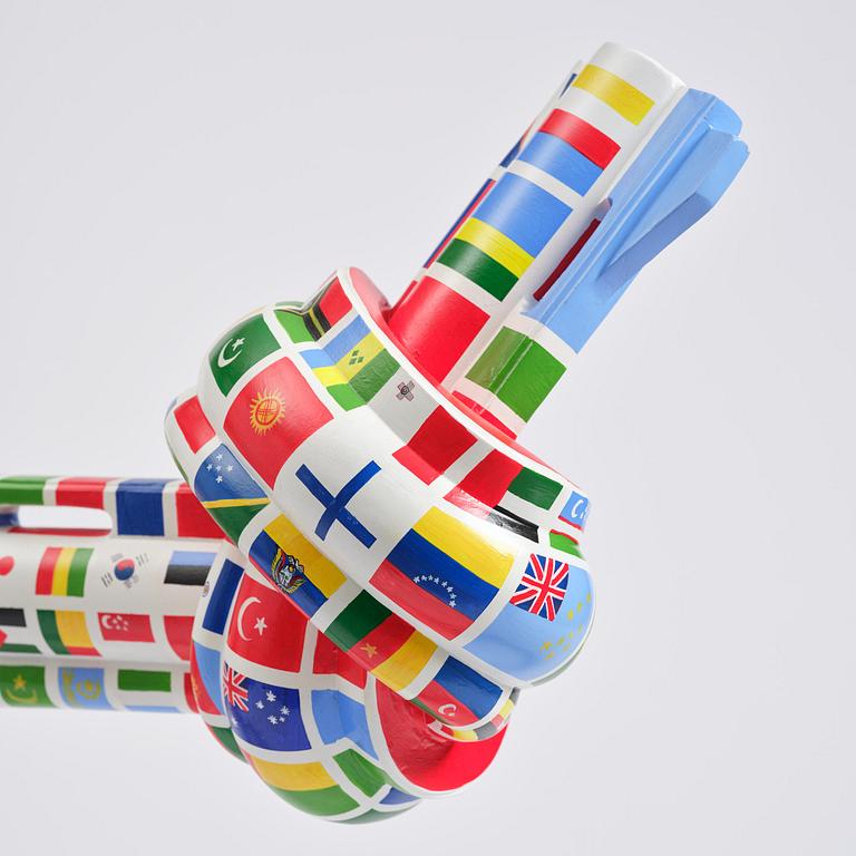 Carl Fredrik Reuterswärd, "One World for Non-Violence".