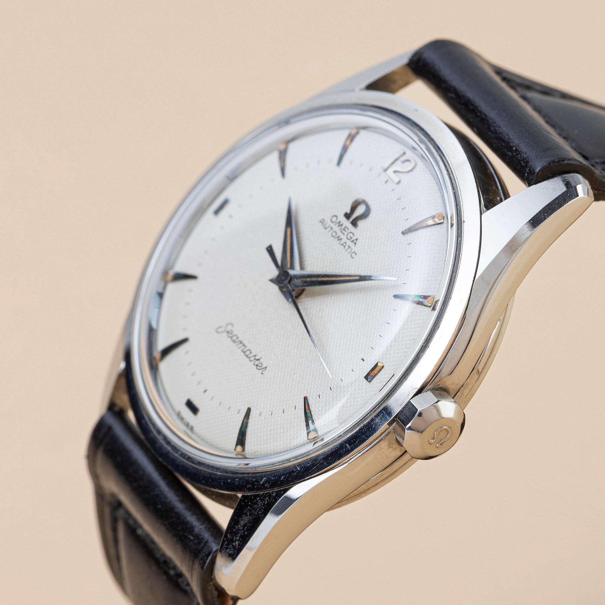 Omega, Seamaster, "Honeycomb Dial", ca 1954.