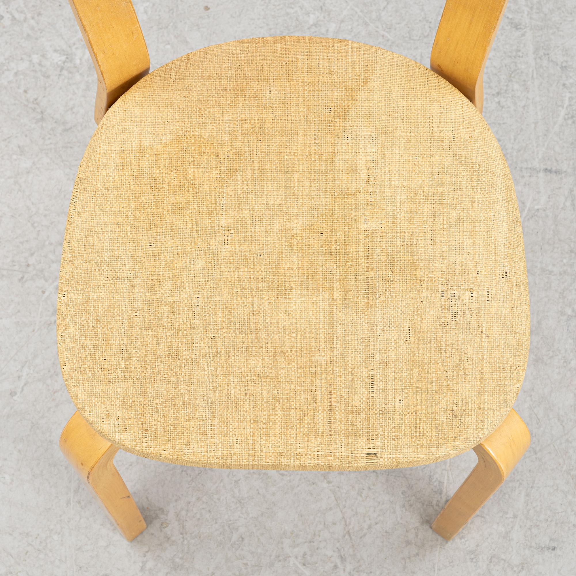 Alvar Aalto, stol, modell 69, 1900-talets mitt.