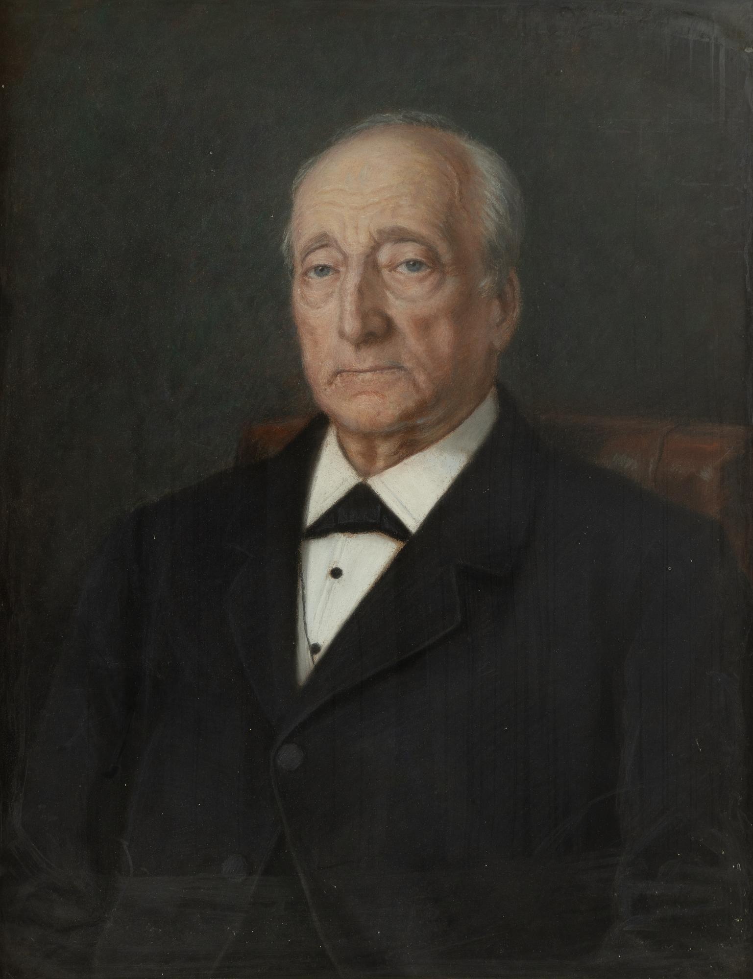 Unknown artist, 19th century, Portrait, a pair.