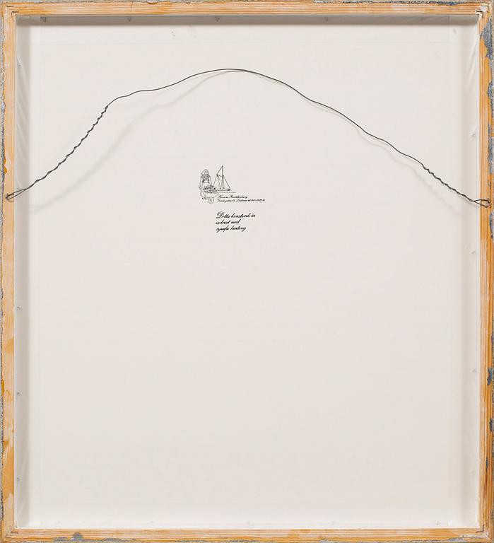 FERNANDEZ ARMAN, gouache on paper, signed, 1987.