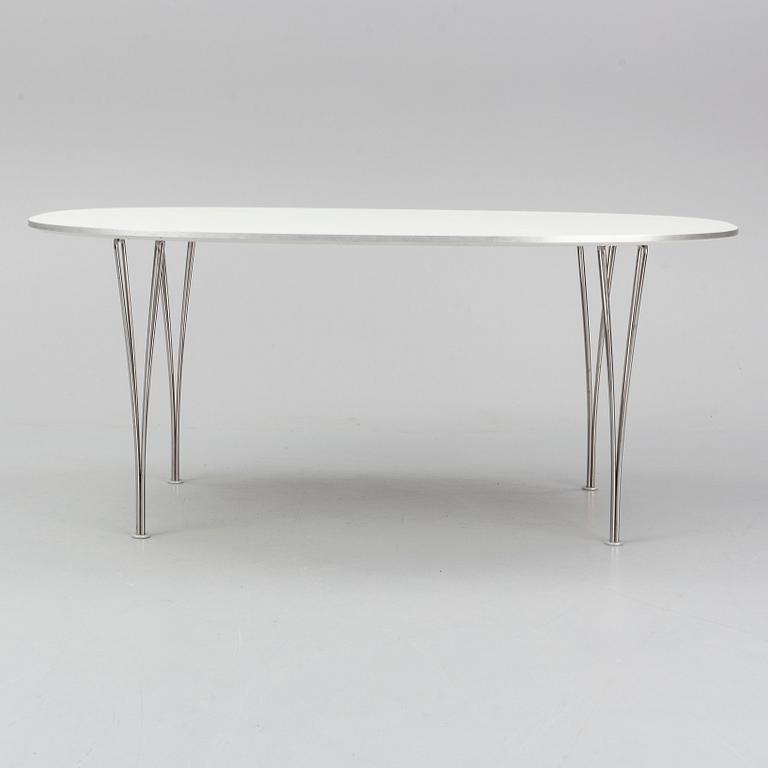 BRUNO MATHSSON & PIET HEIN, 'Supperellips' table. Fritz Hansen, Denmark.