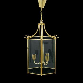 BELLMANLAMPA, 1900-talets andra hälft. Total höjd 92 cm.