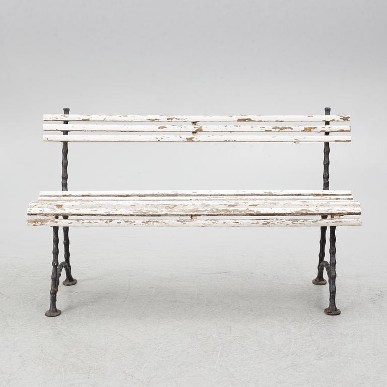 A garden sofa, first half of the 20th Century.