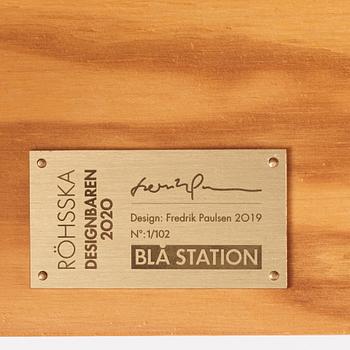Fredrik Paulsen, stol, "Röhsska", ed. 1/102, proveniens Designbaren "Fredrik's Fun Fair", på Stockholm Designweek, Blå Station 2020.