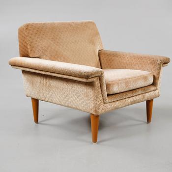 SOFFA samt FÅTÖLJ, Trensum, omkring år 1960. brickmärkta.