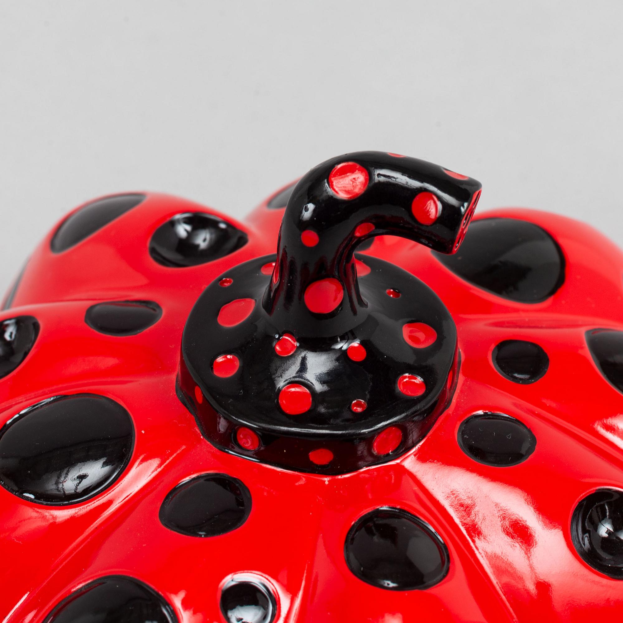 Yayoi Kusama, after, multiple, 'Red Pumpkin', resin, Benesse Holdings Inc,  Naoshima, Japan.