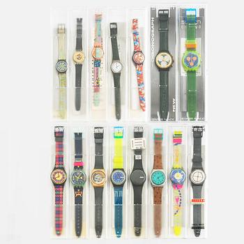 Swatch, 15 pieces.