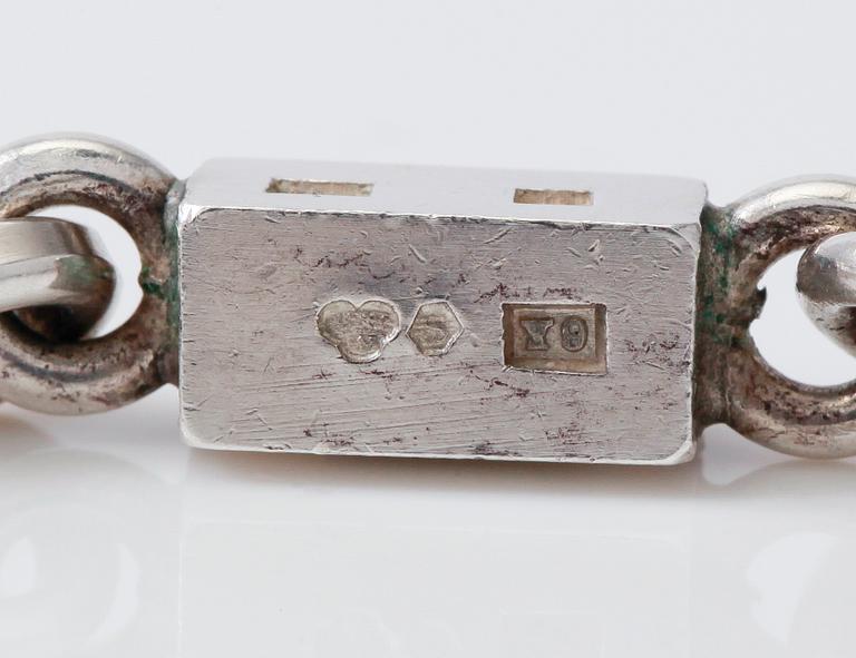 COLLIER, sterlingsilver, Wiwen Nilsson, Lund 1973.