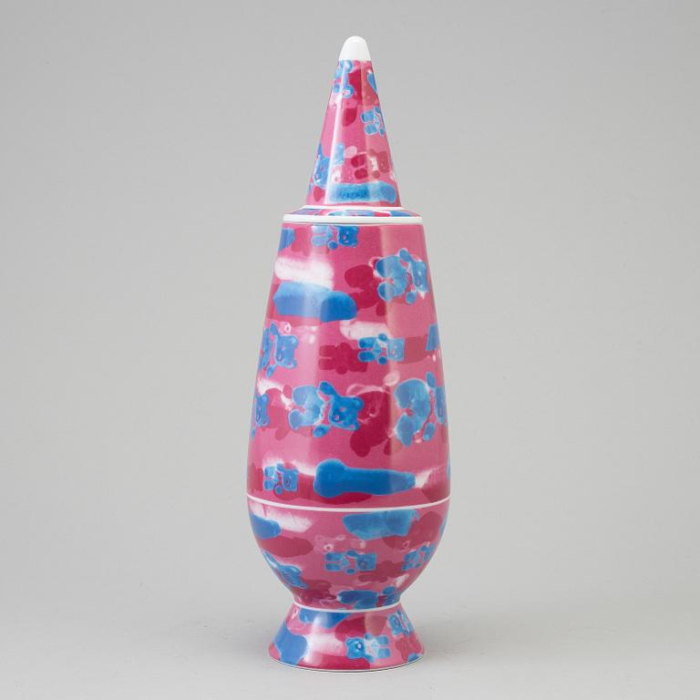 ALESSO MENDINI & ROBERT VENTURI, vase, modell "TAM80", "100% Make Up", nr 91, Alessi, 1992. Märkt 09099.