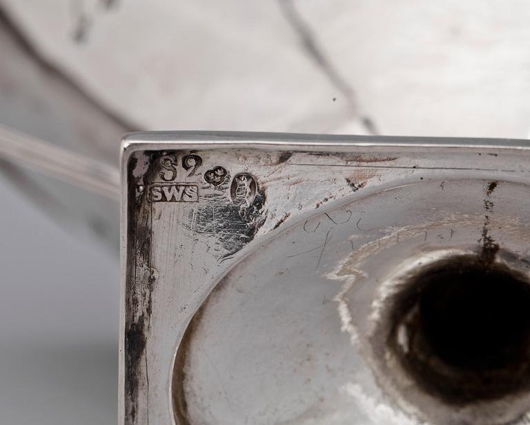 SOCKERSKÅL, silver, Stephan Westerstråhle, Stockholm år 1800. Ca 123 gram.
