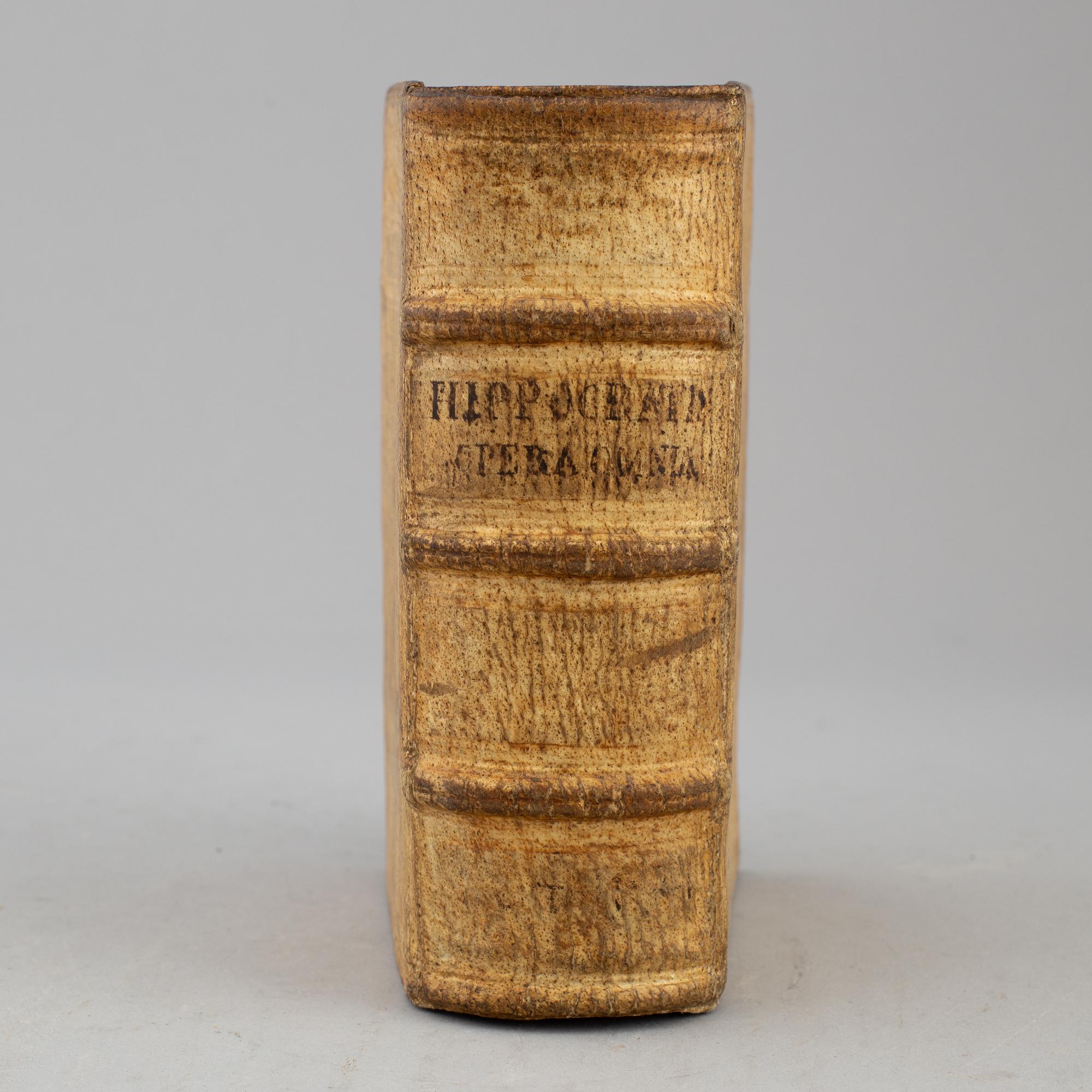 BOOK, Medicine: The Works of Hippocrates, 1553/4.