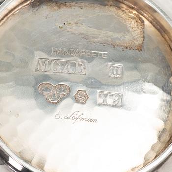 Eric Löfman, skål, silver, MGAB, Uppsala 1973.