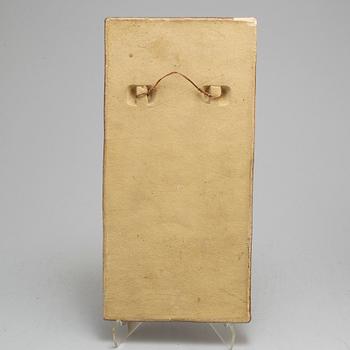 STIG LINDBERG, a stoneware wall relief from Gustavsberg.