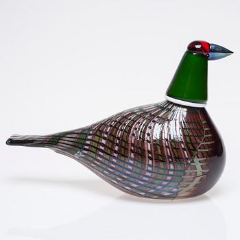 FIGURIN, glas, signerad och numrerad, O. Toikka Nuutajärvi 325/2000.