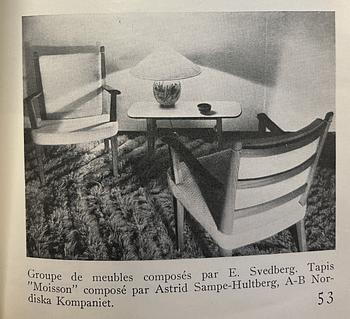 Elias Svedberg, an important side table, Nordiska Kompaniet, Sweden, for the World Exposition in Paris 1937.