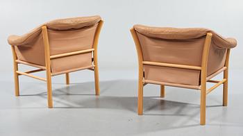 FÅTÖLJER, ett par, Göte möbler, Nässjö, 1900-talets andra hälft.