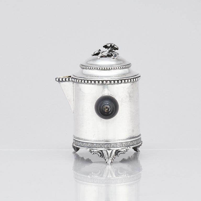 Johan Malmstedt, mjölkkanna, silver, Göteborg 1785. Gustaviansk.
