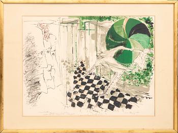 Jörgen Fogelquist, lithograph signed and numbered provtryck.