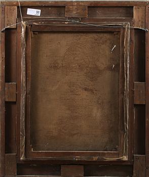 OKÄND KONSTNÄR, olja på duk, osignerad, 1800-tal.