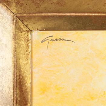 Claude Gaveau, "Jeune fille aux fleurs".