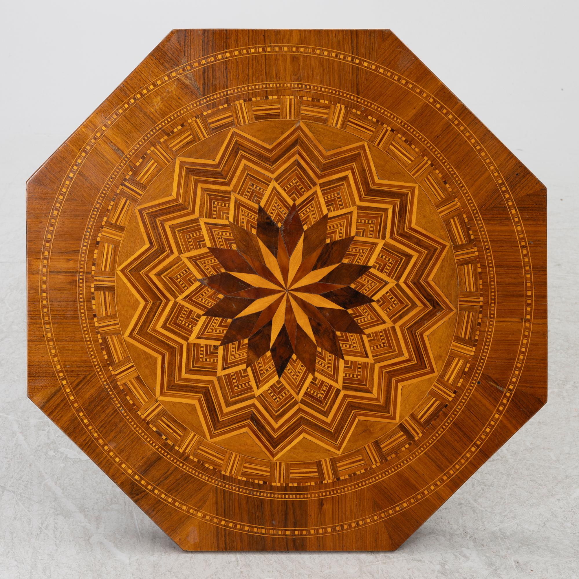 Salon table, late 19th century.