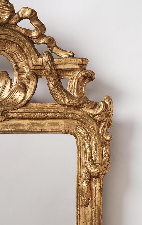 Spegel, av Johan Åkerblad (mästare i Stockholm 1758-99), Gustaviansk.
