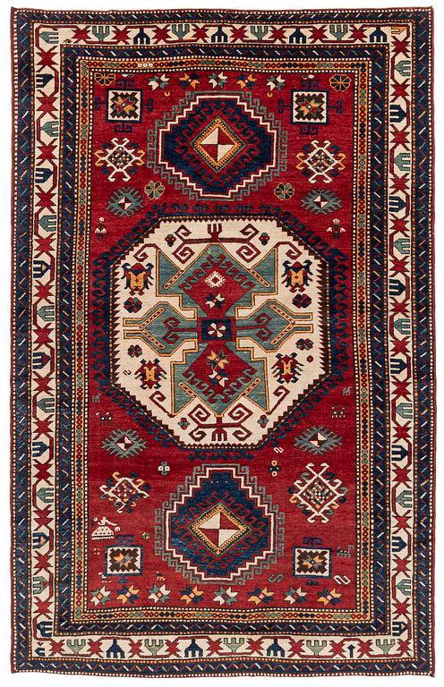 A Lori Pambak rug, Kazak region, South Caucasus, c. 302 x 190 cm.