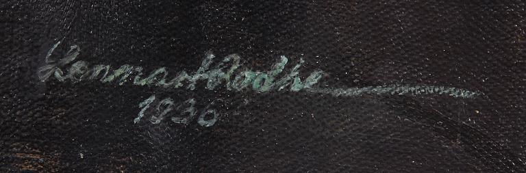 LENNART RODHE, olja på duk, sign o dat 1936.