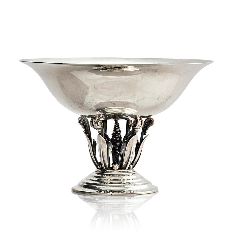 Georg Jensen, skål, sterling silver, modell nr 242, design Johan Rohde, Köpenhamn 1925-32.